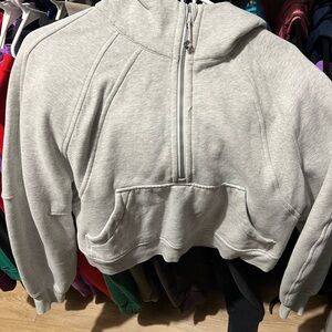 Lululemon Gray Half-Zip Hoodie